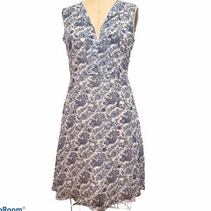 Theory Sheer Dress with Slip M